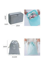 Juego De Bolsas Organizadoras De Viaje 7/8/9/10 Pcs Cubos De Empaque Portátiles Para Maleta Ropa Y Zapatos Organizador De Bolsos - details 6