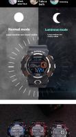 SHUNWAY Shengwei Reloj electrónico impermeable para deportes al aire libre con luz nocturna para hombre - details 2