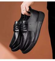Zapatos Oxford formales cómodos con cordones de piel para hombre, para negocios, oficina, transpirables, redondos, de uso diario - details 11