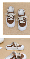 Zapatos de las mujeres 2025 verano nuevo transpirable casual tela zapatos de las mujeres de suela suave de moda versátil de las mujeres de la mitad de arrastre resistente al desgaste zapatos individuales - details 19