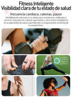 Anillo inteligente SANLEPUS con monitoreo de salud 24 horas al día, 7 días a la semana: frecuencia cardíaca, sueño, oxígeno en sangre y temperatura corporal |   Batería de 7 días |   Resistencia al agua hasta 5 ATM - details 8
