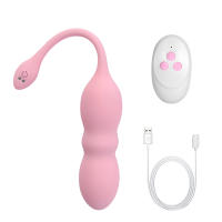 Huevo vibrador telescópico para mujer, con Control remoto juguete sexual, masajeador Vaginal para el punto G - details 0