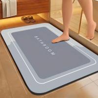 Alfombra De Baño Resistente a La Suciedad Y Antideslizante De Arcilla Diatomita Alfombra De Cocina Absorbente De Agua Secado Rápido Para El Hogar - details 2