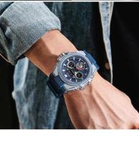 SMAEL Relojes deportivos Reloj despertador con pantalla LED digital resistente al agua 8098 Relojes de pulsera de cuarzo analógicos de moda joven para hombres - details 28