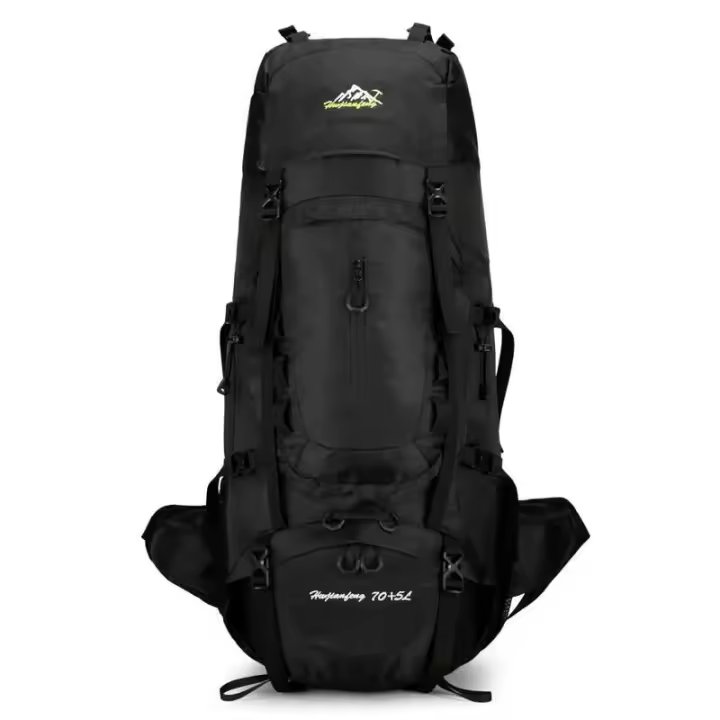 Mochila de escalada y montañismo, gran capacidad, para actividades al aire libre, senderismo, camping, mochila con compartimento para zapatos, - 1