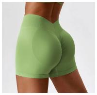 Pantalones cortos de yoga sin costuras para mujer, shorts con espalda en V, realce de glúteos, ropa de gimnasio, fitness - details 14