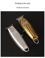 Kemei-cortadora de pelo eléctrica totalmente de metal para hombre, máquina de corte de barba profesional, recargable, para barbero - details 10