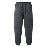 Pantalones de algodón de invierno para hombre, pantalones informales impermeables con bolsillo con cremallera, pantalones cálidos de lana gruesa, pantalones de esquí para correr al aire libre a prueba de frío 7XL - details 10