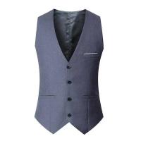 2025 Primavera y novedad de verano, moda británica, traje para hombre, chaleco ajustado, chaleco para hombre, traje de estilo coreano, Clip de caballo - details 1