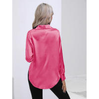 Camisa de satén para mujer, blusa de manga larga, nuevo estilo primavera/verano, ropa de mujer - details 5