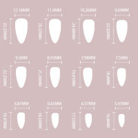 Uñas postizas rosas desnudas para mujer, uñas postizas impermeables y resistentes a los arañazos para damas de oficina elegantes - details 2