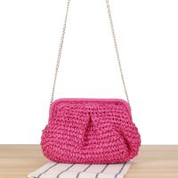 Bolsa de Hombro Tejida de Cuerda de Papel para Mujer 2025 Bolsa de Playa Versátil con Correa de Hombro para Vacaciones - details 3
