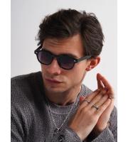 2025 Gafas de sol redondas retro para hombre y mujer, diseñador de marca famosa, gafas de sol vintage de lujo para rostros pequeños. - details 3