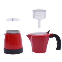 Cafetera eléctrica de 300ML, máquina de café Moca Con Base, 480 vatios, aleación de aluminio, Color Rojo - details 2