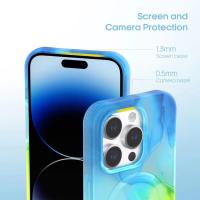 Funda Magnética para iPhone 15,6,1 pulgada Compatible con MagSafe, PC Translúcida Trasera Fina Antigolpes - details 7