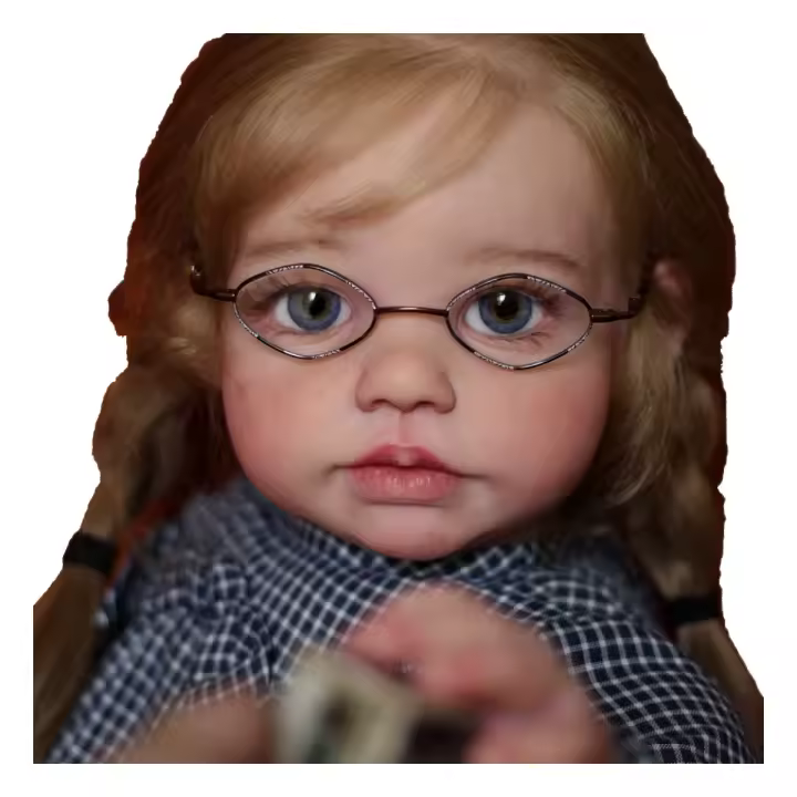 Accesorios de bebé Reborn de 26 pulgadas, Kit de bricolaje en blanco de 65 CM, princesa para niños pequeños, Color fresco, tacto suave, pieza de muñeca sin terminar sin pintar - 1