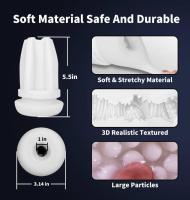 Masturbador de garganta profunda para hombres, succión automática, Clip Oral, vibración telescópica multifrecuencia, Juguetes sexuales divertidos - details 2