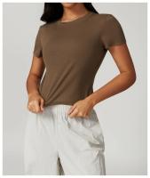 Camiseta Deportiva de Yoga de Manga Corta Secado Rápido, Hoodie de Gimnasio Holgado, Material de Nylon, Perfecto para Entrenamiento y Exercicio al Aire Libre - details 16