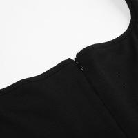 BUNO-mono informal para correr, peleles ajustados, color negro liso, sin mangas, cuello alto, monos deportivos para Fitness, trajes básicos que combinan con todo - details 27