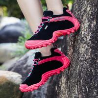 Botas de senderismo de cuero de vaca para hombre y mujer, zapatos de nieve impermeables para exteriores, escalada, montaña, caza, caminar, invierno - details 7