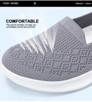 Zapatillas Deportivas de Malla Transpirable para Mujer Zapatos Planos Ligeros con Suela Suave y Cualcetines - details 4