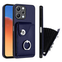 Funda de cuero tipo billetera para Samsung Galaxy S24, S23, S22, Ultra Plus, S21, FE, S20 Lite, carcasa anticaída para tarjetas, con correa para soporte de anillo - details 1