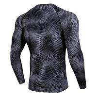 Camiseta térmica con estampado 3D para hombre, ropa interior deportiva, secado rápido, pijamas, blusas - details 11