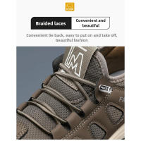 Zapatillas de deporte suaves para hombre, zapatos de senderismo transpirables para caminar al aire libre, calzado de senderismo negro ligero para hombre, zapatos de escalada - details 2