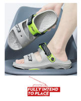 Zapatillas de hombre de talla grande de verano, con sensación de caca. Dos pares de sandalias deportivas. Zapatillas geniales para la moda outdoor. Playa - details 4