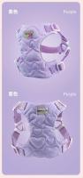 Arnés ligero perros, chaleco impermeable cachorros, arnés pequeños, medianos grandes, Bulldog, bonito corazón de amor, correa el - details 4