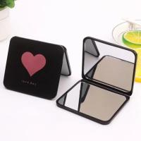 Espejo de Maquillaje Plegable Mini Cuadrado Espejo de Vanidad Portátil Doble Cara - details 0