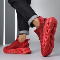 Zapatillas de correr para hombre, zapatillas deportivas transpirables, zapatillas antideslizantes para exteriores, zapatillas para correr cómodas e informales para parejas - details 4