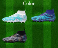 Zapatos de fútbol de alta calidad para hombre, botas de fútbol profesionales FG/TF, tacos antideslizantes ultraligeros para exteriores, zapatillas de tobillo de entrenamiento - details 5