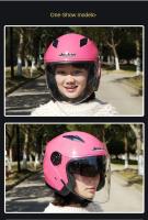 Casco de Moto rcycle para hombre, Casco de doble lente para Scooter, vespa, pueblo, capacete de Moto - details 9