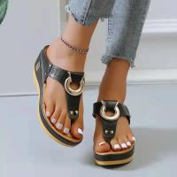 Sandalias de Verano 2025 para Mujeres Tallas Grandes Pantuflas de Plataforma Antideslizantes - details 9