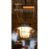 Linterna de Camping portátil Retro, luz de emergencia impermeable, lámpara colgante de tienda regulable continua para senderismo al aire libre - details 5