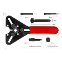 Llave de desmontaje de aire acondicionado de automóvil, herramienta de mantenimiento General de aire acondicionado, 8 piezas - details 5