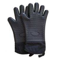 Suministros de Bar de cocina, guantes de horno de doble capa, guantes flexibles antiescaldantes para hornear, manoplas de horno de silicona resistentes al calor para cocinar - details 18