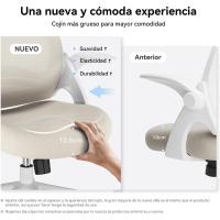 Silla de Oficina Plegable con Apoyabrazos Silla de Oficina Ergonómica de Malla Transpirable - details 14
