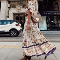 Vestido estampado de moda de verano para mujer - details 4