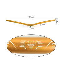 Elevador de Manillar de Bicicleta de Aleación de Aluminio FMFXTR Manillar de MTB 31.8*780/720mm - details 13