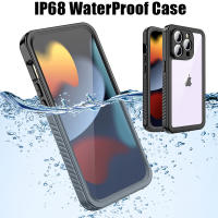 Funda De Silicona A Prueba de Agua IP68 Grado Militar Para iPhone 15 14 Pro Max Plus Deportes Acuario Submarino Escalada Material Aluminio IAOOPOO - details 20