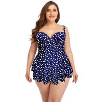 Nuevo conjunto de bikini elegante de talla grande, traje sexy para mujer, tres trajes de baño regordetes, natación de una pieza 2025 - details 10