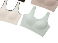 Ropa interior deportiva Sexy para mujer, sujetadores de Yoga de alto impacto con contraste de Color, Tops cortos de Fitness con - details 25