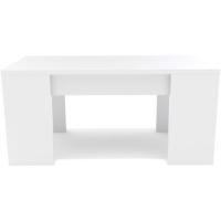 Centro elevable, Comedor o Auxiliar, Mayor Grosor y Estabilidad (Blanco Tapa Roble) - details 2