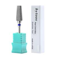 HYTOOS Brocas para uñas de tungsteno cónicas con parte superior plana 3/32 Brocas de carburo a prueba de polvo para uñas Manicura Gel Herramientas de eliminación acrílica - details 6