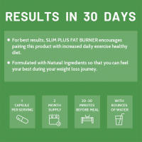 Slim Plus Fat Burner Tableta de desintoxicación saludable Pastillas adelgazantes - details 9