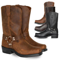Suela de tacón de madera hecha a mano, aumento de altura 4,5 cm, botas cuadradas para hombre - details 22