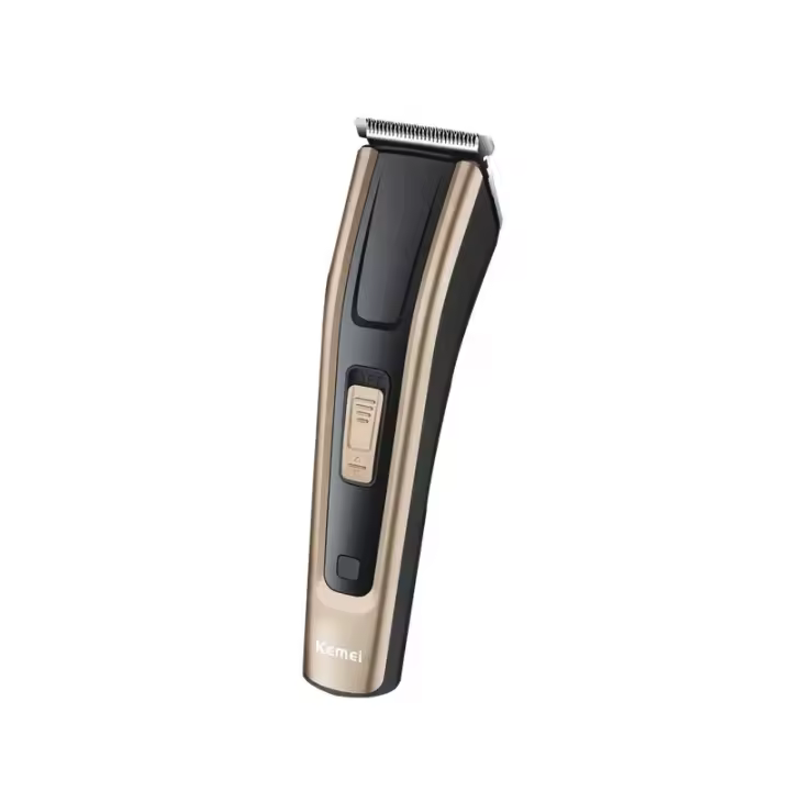 Kemei-cortadora de pelo eléctrica para hombre, afeitadora recargable, profesional, para Barbero y barba - 1