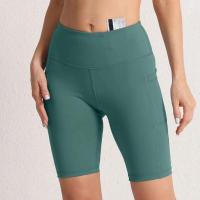 Leggings de Cintura Alta para Mujer Shorts con 3 Bolsillos Leggings Adelgazantes de Color Sólido - details 1